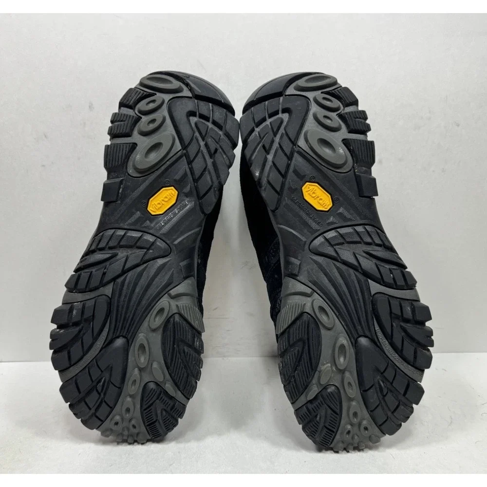 Merrell Moab 2 Vent Hiking Shoes Black Night Low Top Men's Size 10.5 Vibram